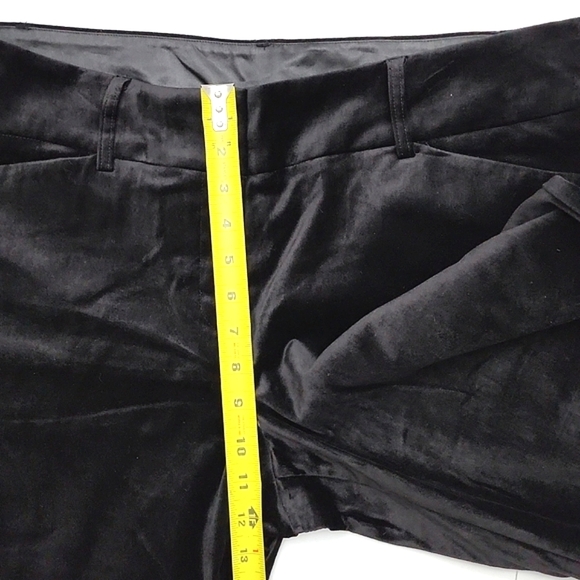 Peter Nygard Women's Grand Luxe Black Velvet Pants Straight  Leg Size 16 - Picture 14 of 15